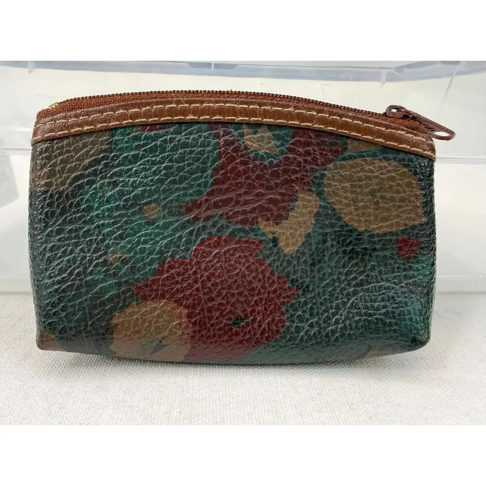 Gitano Classics Vintage 90s Coin Purse Change Pouch Zip Top ID Case